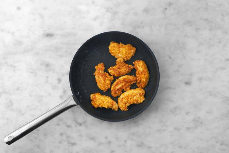 Hähnchen frittieren