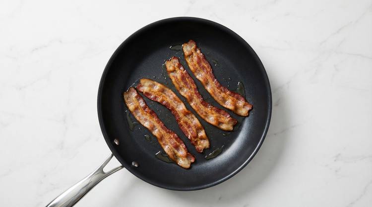 Cook Tomatoes & Bacon