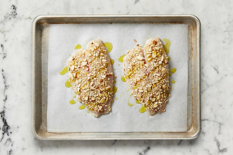 Crust and roast tilapia