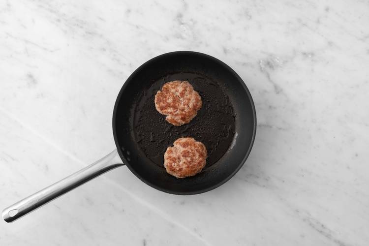 Assemble and cook patties