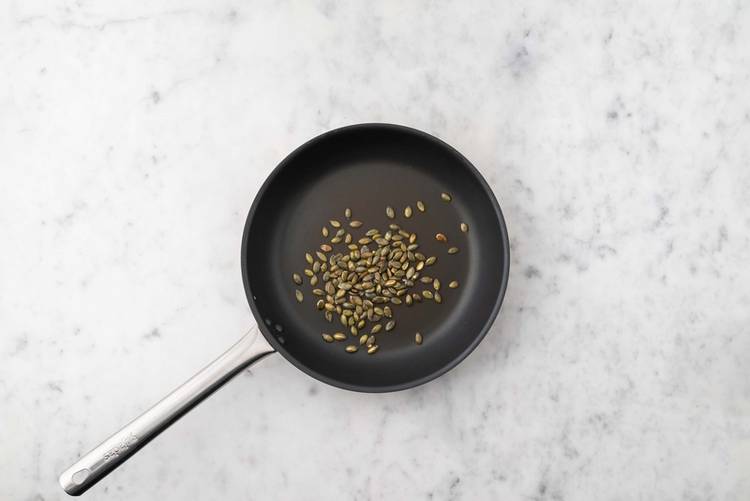 Griller les graines de citrouille