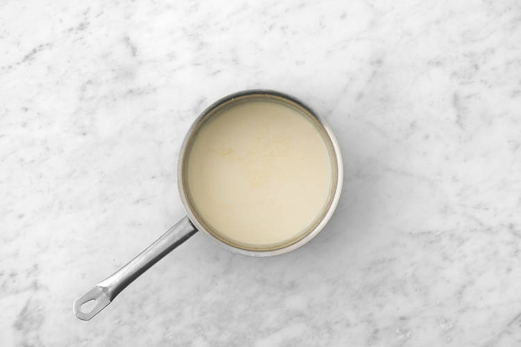 Make the béchamel sauce