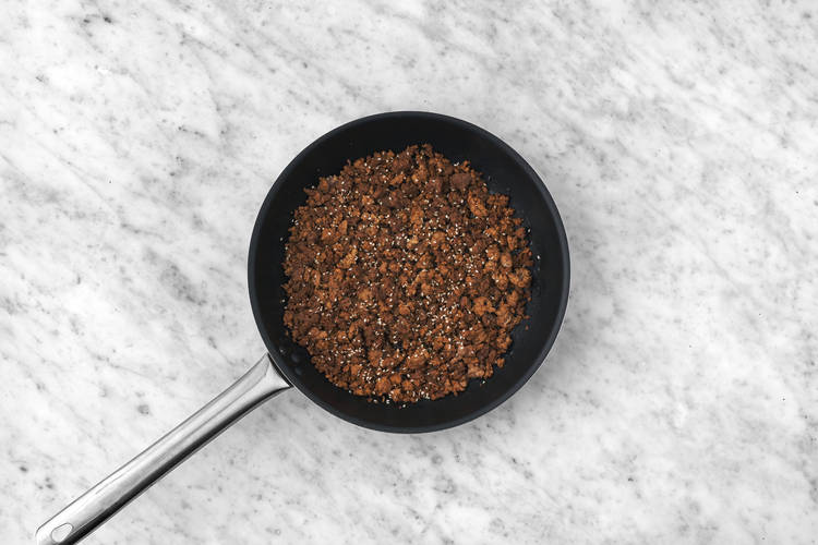 Cook the beef & pork