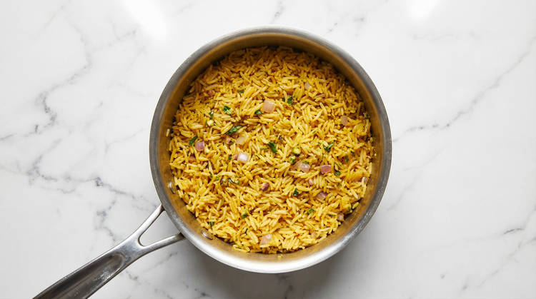 Finish Rice & Veggies