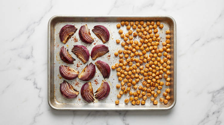Roast Onion & Chickpeas