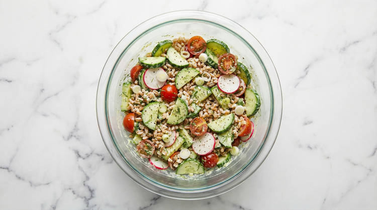 Make Farro Salad