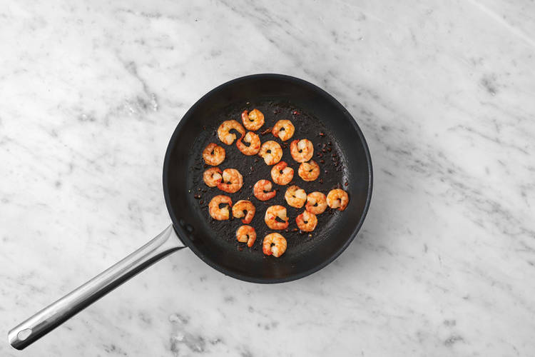 Mazzancolle in padella