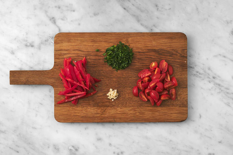 Forbered grønnsaker