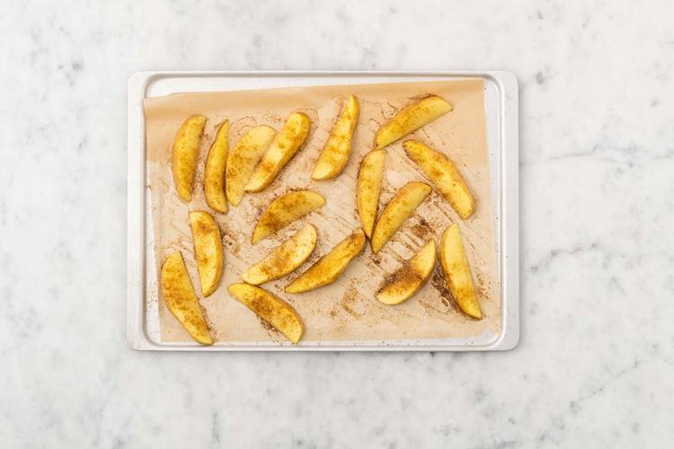 Préparer les pommes de terre