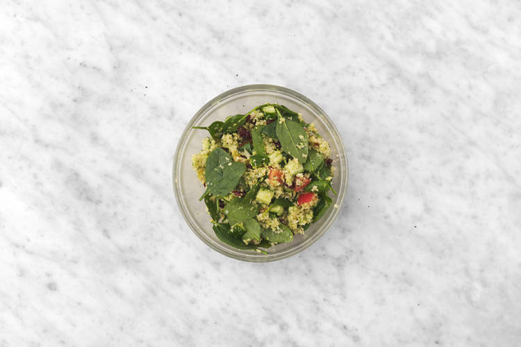 Cook the cauliflower & broccoli rice