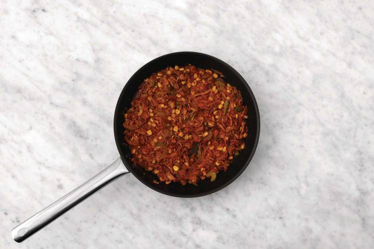 Cook the beef filling