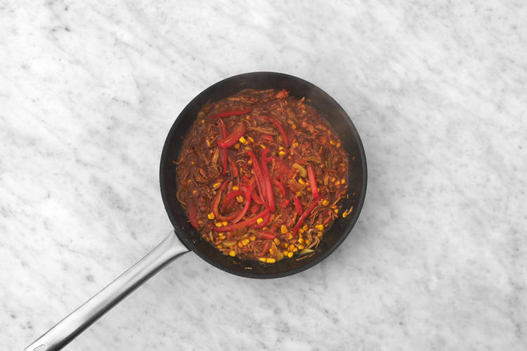 Cook the beef filling