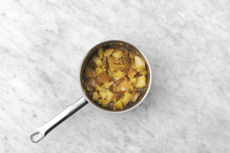 Make the crushed potatoes