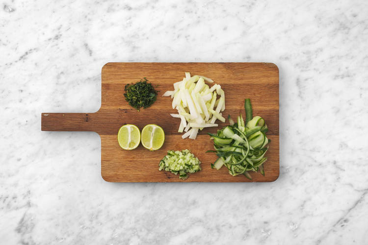 Forbered grønnsaker