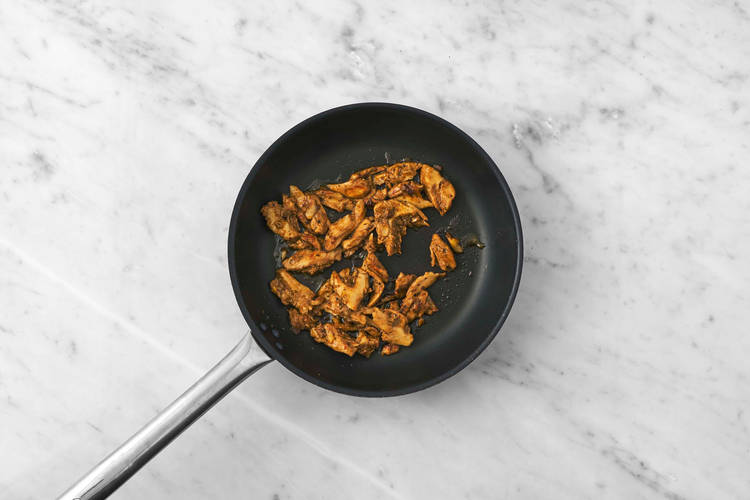 Stek plantebaserte kyllingbiter