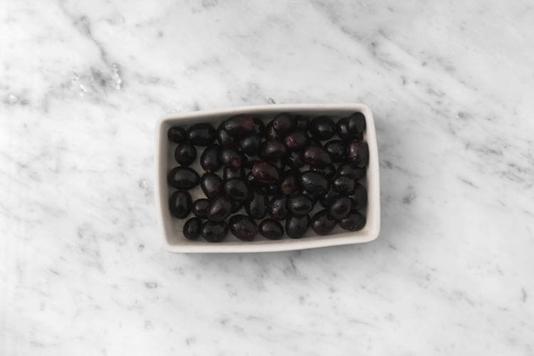 Bake the veg & grapes