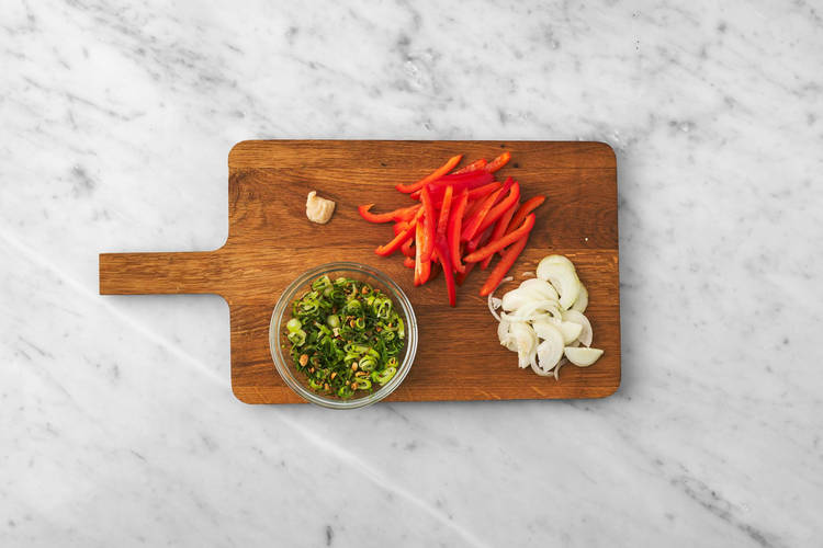 Forbered grønnsaker