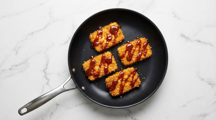 Fry Tofu & Make BBQ Sauce