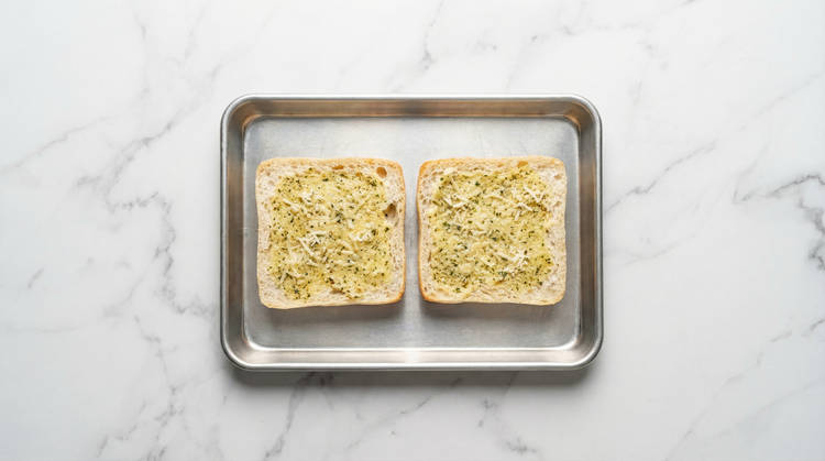 Finish Prep & Start Garlic Bread