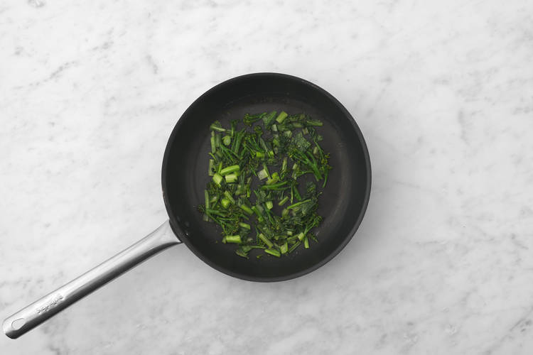 Prep & cook the veggies 