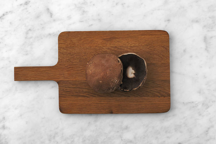 Prep the mushrooms