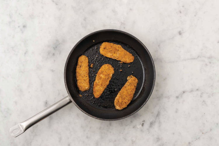 Cook plant-based chicken & tofu