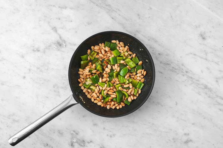 Cook the veggies & Plant-Based  Mince