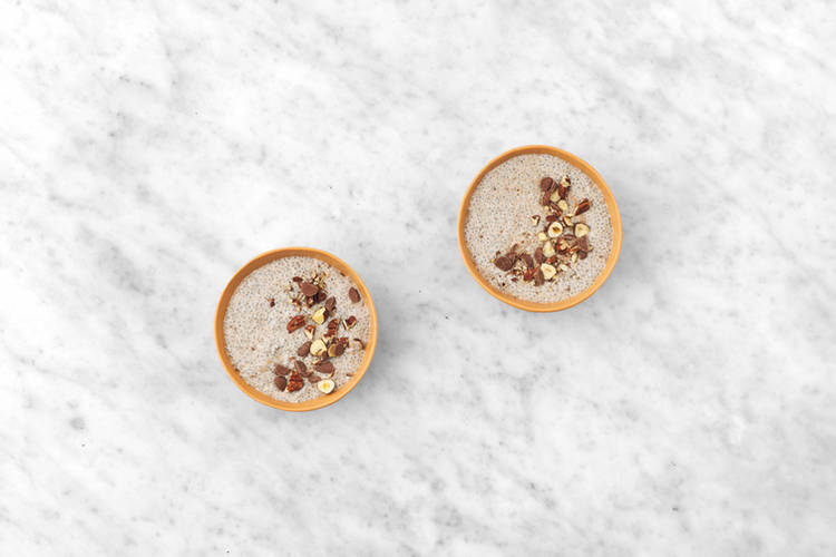 Variatie 3: Chocolade & hazelnoten (2 porties)