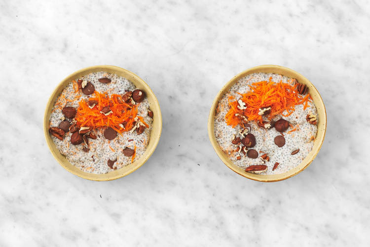 Variatie 2: Appel en hazelnoot (2 porties)