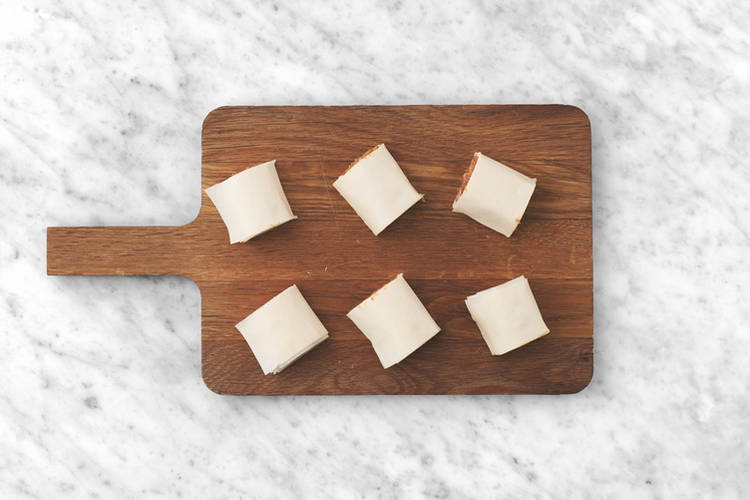 Assemble the sausage rolls