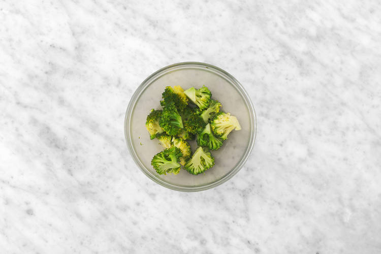 Steam the broccoli