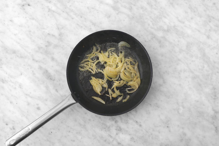 Cook the onion & bacon