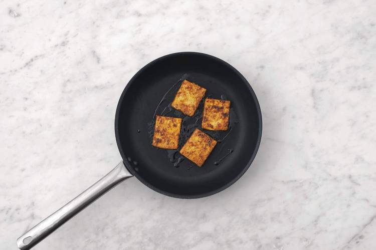 Cook the tofu