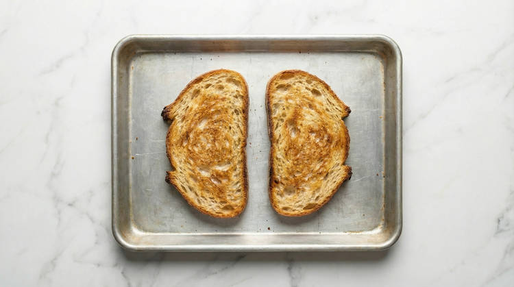 Toast Bread & Make Dressing