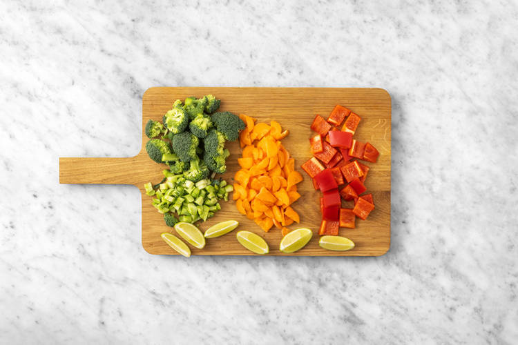 Forbered grøntsager