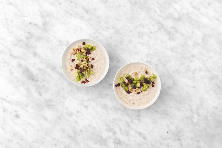 Le porridge aux kiwi