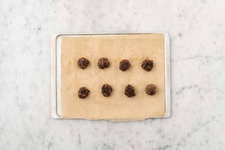Roast meatballs