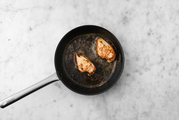 Sear and roast chicken