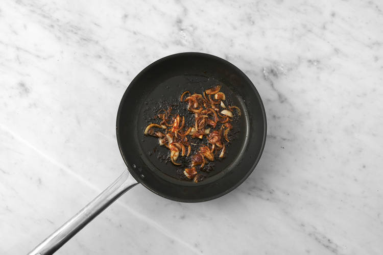 Make the onion glaze 