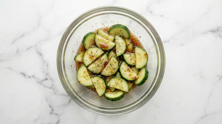 Make Vinaigrette & Marinate