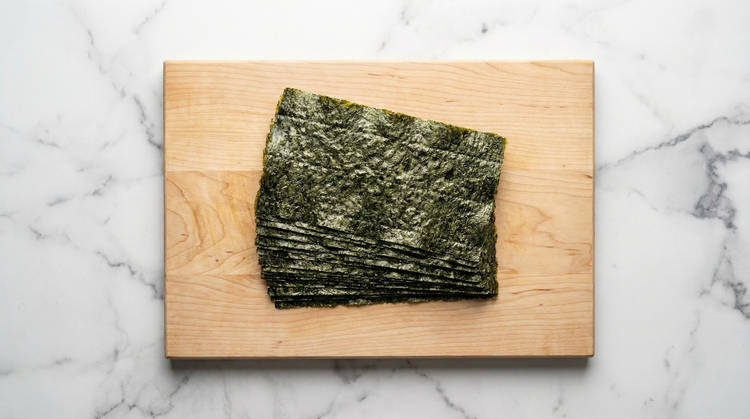 Cut Seaweed & Fluff Rice
