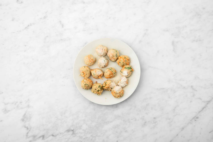 Da forma a los falafels