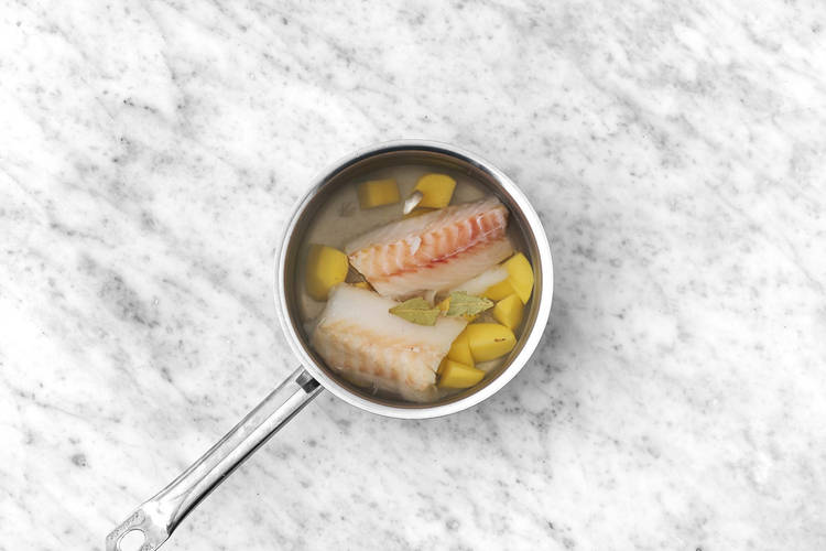 Lessare patate e merluzzo