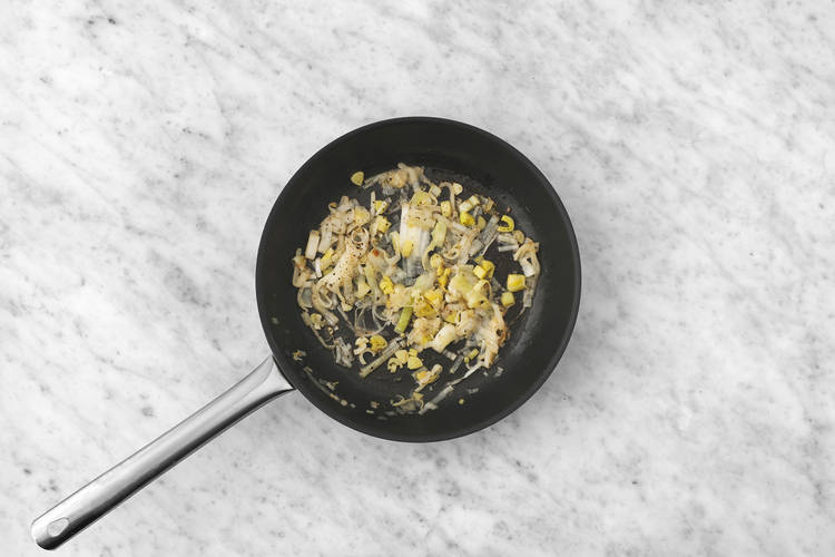 Fry the Bacon and Leek