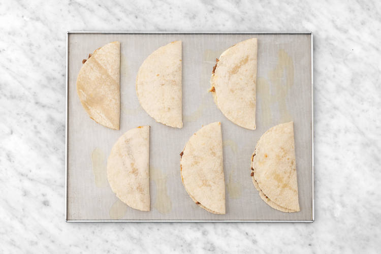 Assemble the Quesadillas