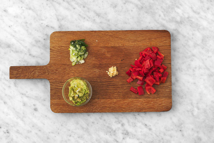 Smash the avo & cook the beef