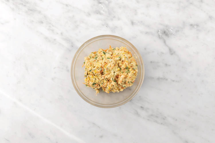 Make the fritter mixture