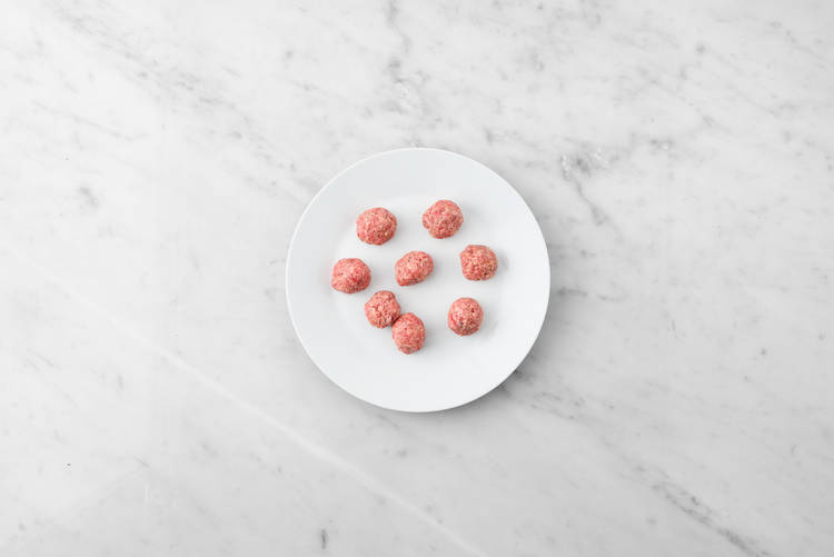 Préparer les boulettes