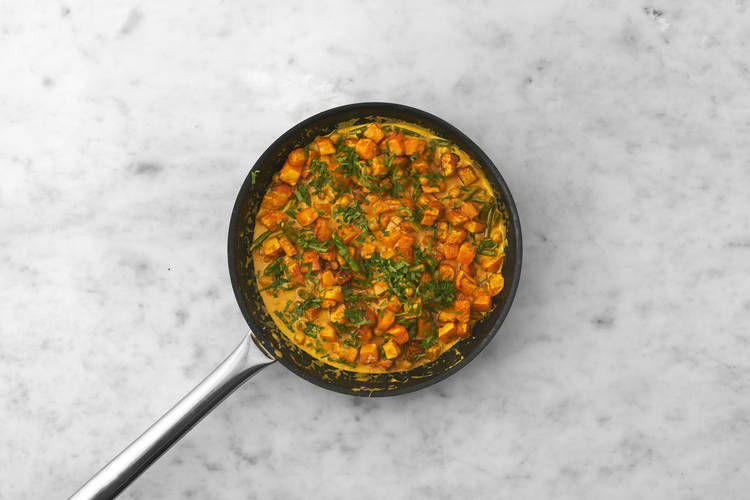 Curry fertigstellen