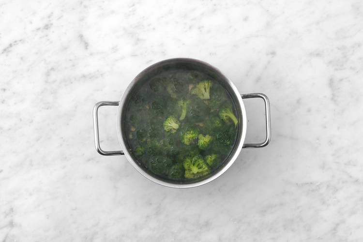 Brokkoli blanchieren